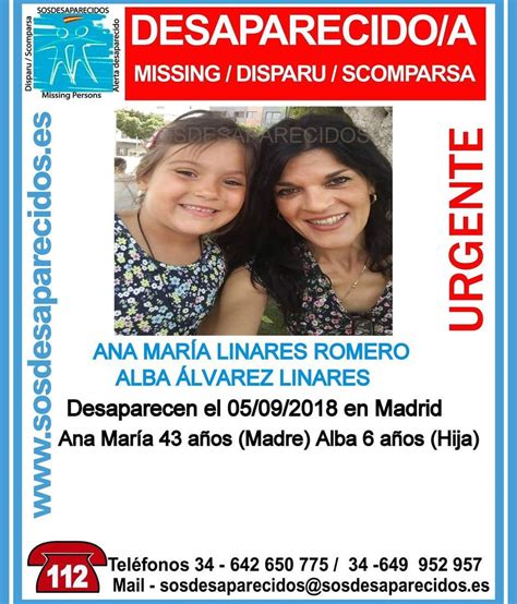 Buscan A Una Madre Y A Su Hija De 6 Años Desaparecidas En Madrid