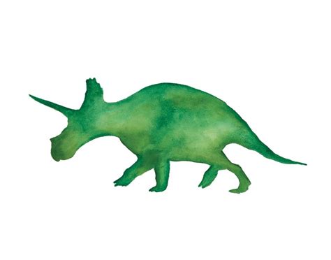 digital download triceratops dinosaur print dinosaur art etsy