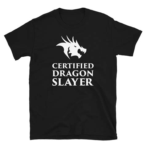Middle Ages Dragon Slayer T Shirt Medieval T For Etsy