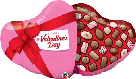 16654 39 Jumbo Valentines Day Candy Box Jumbo Shaped Balloons N More
