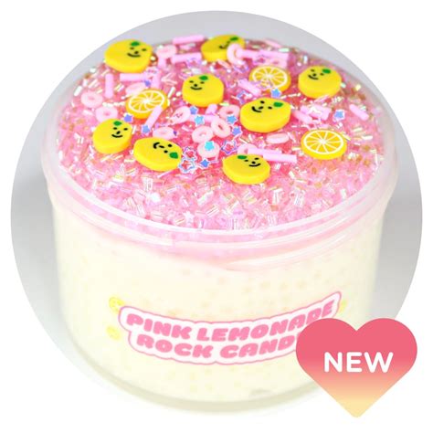 Pink Lemonade Rock Candy Momo Slimes