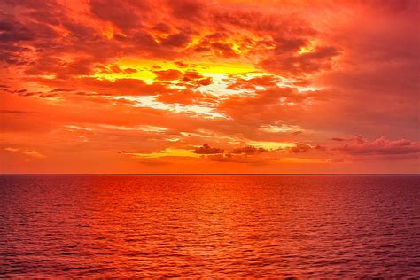 Magical Caribbean Sunset Photograph By John M Bailey