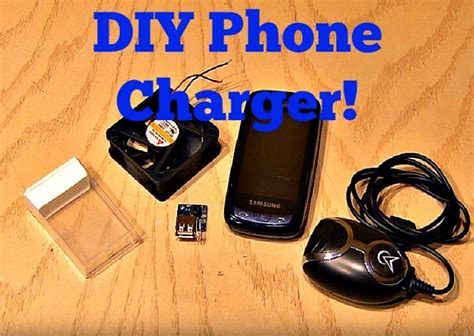 Charge Your Cell Phone From A Fan