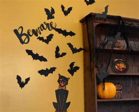 Items Similar To Flying Bats Halloween Decorations Indoor Outdoor