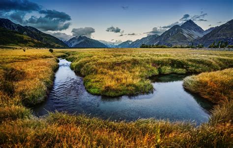 New Zealand River Mountains 5k Wallpaper