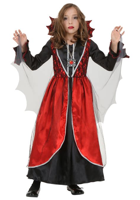 Girls Vampire Costume Girls Vampire Costume Halloween Outfits