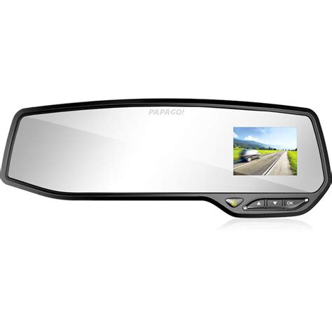 Papago Gosafe 268 1080p Rearview Mirror Dash Camera Gs2688g Bandh