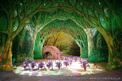 Forest Stage Scenery Trees Arvifo