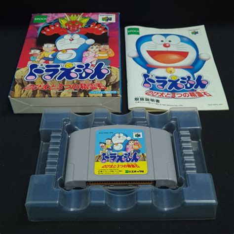 Doraemon Nobita To 3 Tsu No Seirei Ishi Nintendo 64 Japan Game N64