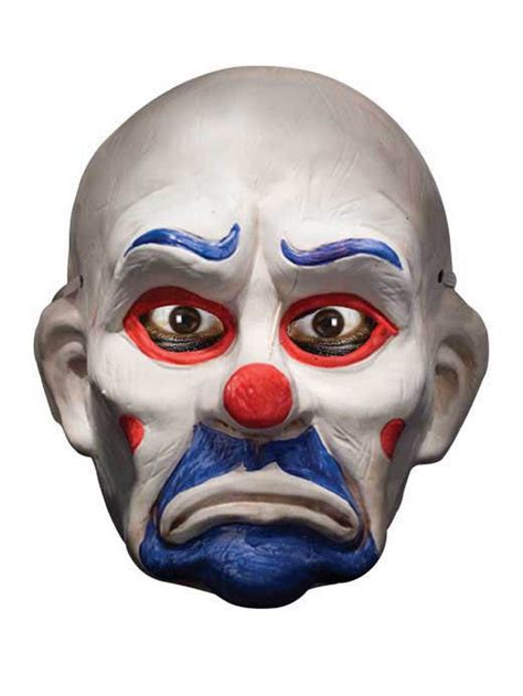 Batman Dark Knight Deluxe Joker Clown Mask Adult Halloween Accessory