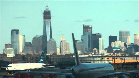 Freedom Tower New York From Newark Liberty Airport Youtube