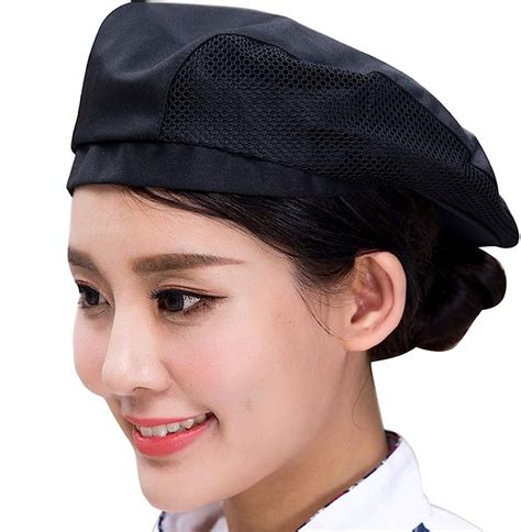 Breathable Chef Cook Cap Professional Kitchen Cooking Headwear Mesh