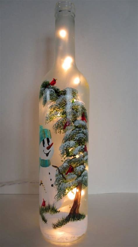 40 fantastic diy wine bottle crafts ideas with lights 37 doityourzelf
