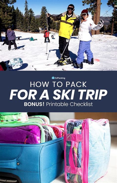 Ski Trip Packing List Hitting The Slopes This Winter Dont Leave