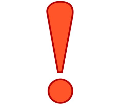 It's a completely free picture material come from the public internet and the. File:Exclamation mark 2.svg - Wikimedia Commons