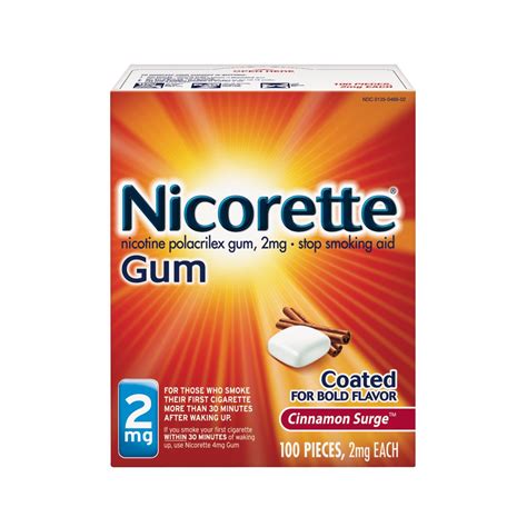 Nicorette Gum Cinnamon Surge Mg Ct Test Strip Search