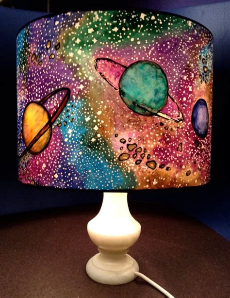 Acrylic paint dries within minutes, but glass. CUSTOM made for you. Space Shade Hand Silk Painted ...