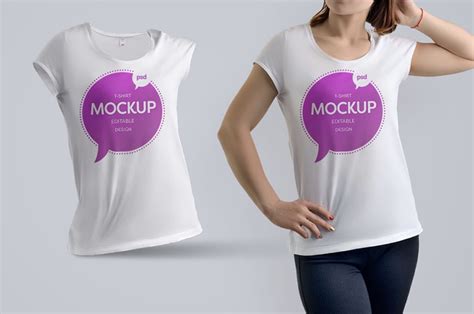 24 Best Woman T Shirt Mockup Templates 2022 Colorlib