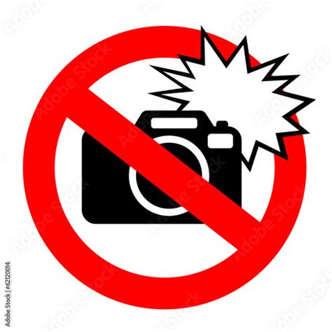 No Flash Photography Sign Stock Image And Royalty Free Vector Files