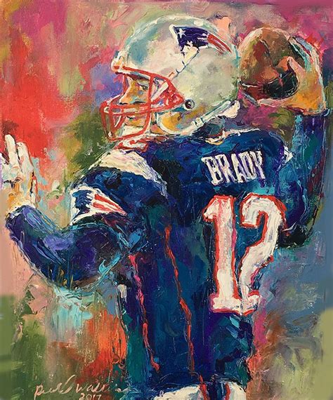 Tom Brady New England Patriots Original Acrylic 16x20 Painting
