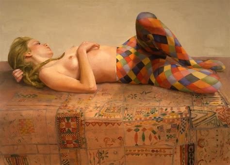 D W C Figurative Nude Painter Sharon Sprung Dances With Colors