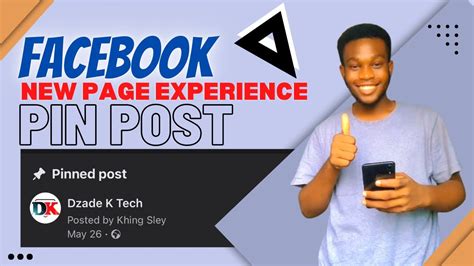 How To Pin And Unpin Post In Facebook New Page Experience Youtube