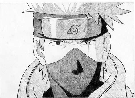 Kakashi Hatake Naruto Ballpoint Pen Drawing On Behance