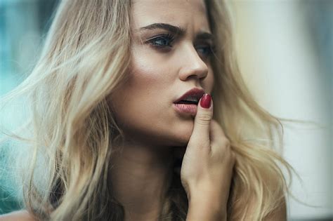 weronika sochacz babe model blonde lady woman hd wallpaper peakpx