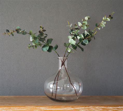Clear Glass Flower Vase All Home Living
