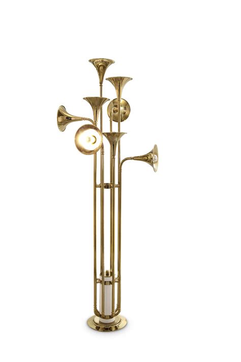 Modern rose gold floor lamp. 10 inspiring golden modern floor lamps