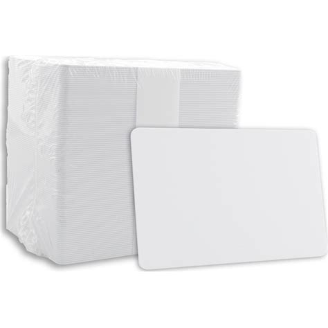 Boite De 500 Cartes Blanches High Quality Card Blank White Cr80 Pvc