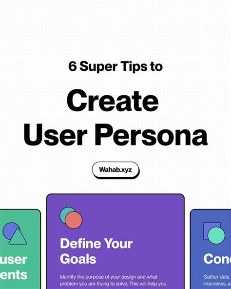 Wahab Ux Ui Design On Instagram Read Caption Creating A User Persona Is An Important