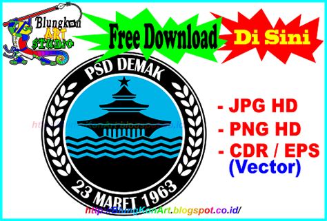 Logo Psd Demak Vector Coreldraw Cdr Eps  Png Transparan Hd