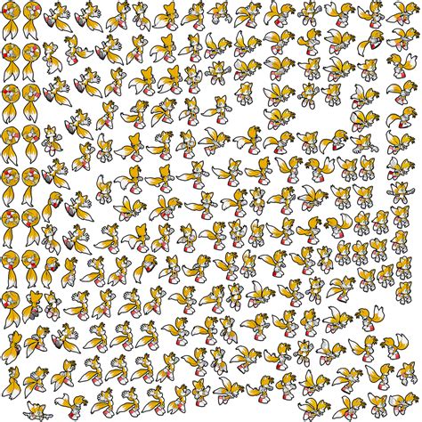 Tails Sprite Sheet Png Images And Photos Finder