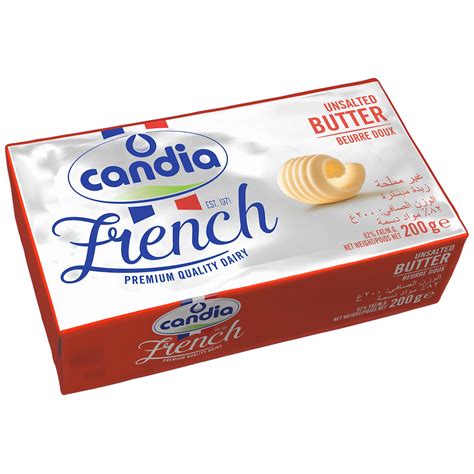 Candia Unsalted Butter 82 France Fghk