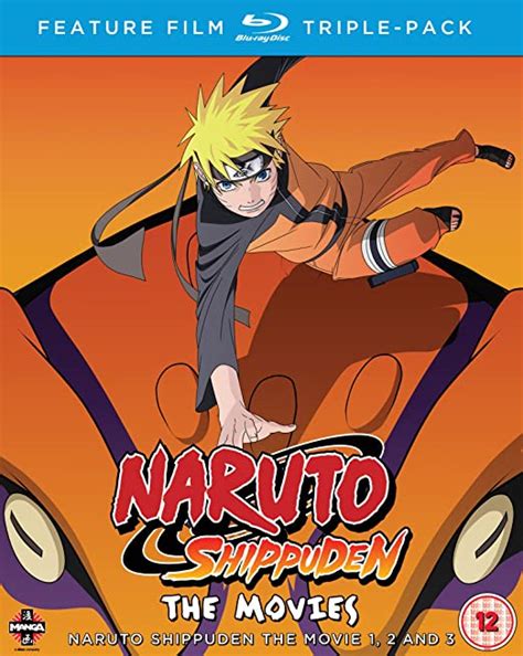Naruto Shippuden Movie Trilogy Box Set Blu Ray Reino Unido Blu Ray