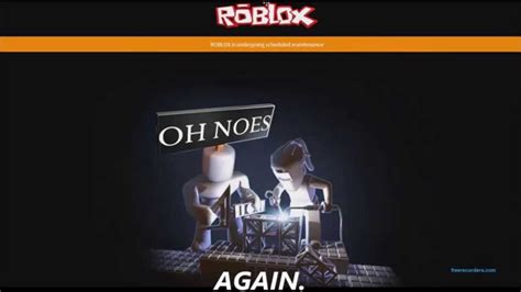 Roblox Is Down For Maintenance Again Again Again Youtube