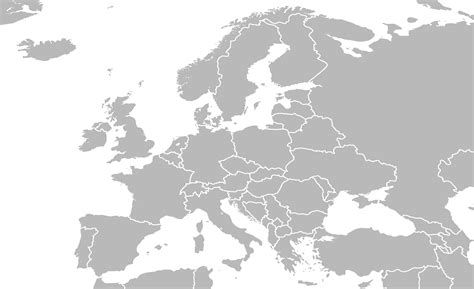 Mapa de Europa para imprimir mapa político y físico