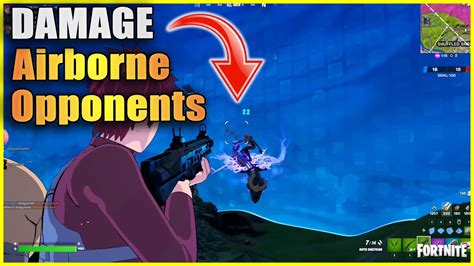 How To Deal Damage To Airborne Opponents Fortnite Week 7 Youtube