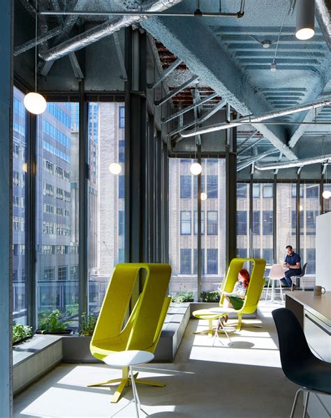 Solo Spaces With Haworth Windowseats At Perkinswill Studioids Offices