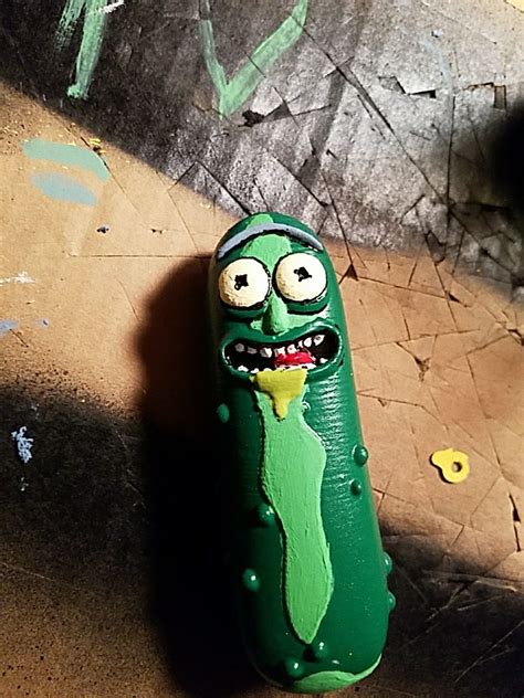 3d Printable Pickle Rick By Jon Cleaver