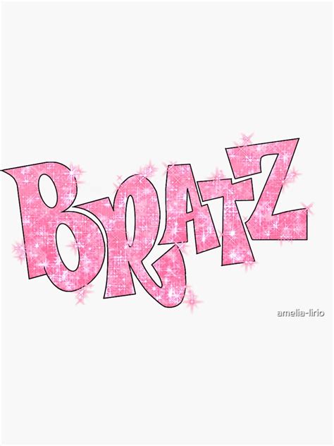 Pink Sparkle Bratz Icon Sticker For Sale By Amelia Lirio Redbubble