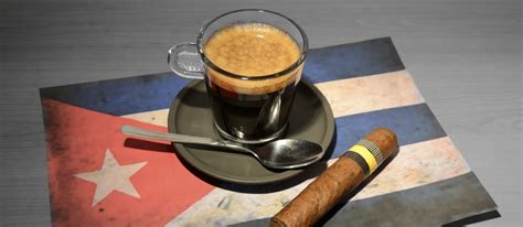 Cuban Espresso Local Coffee Beverage From Cuba Caribbean