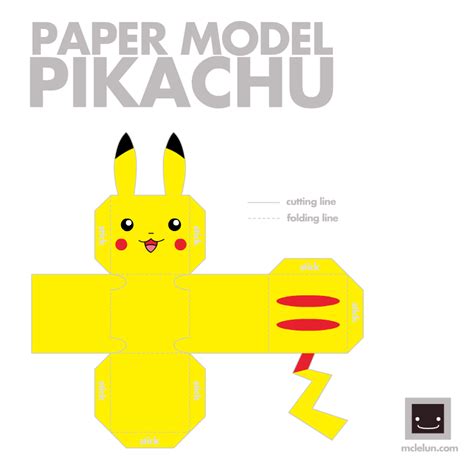 Pikachu Paper Craft Paper Art Diy Paper Plate Crafts Paper Crafts For