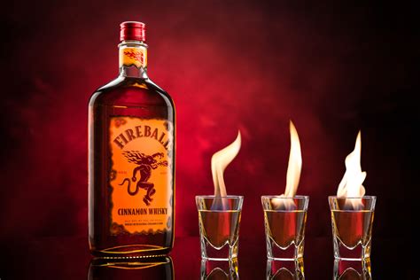 Taste The Fire Fireball Whiskey Drinks Whiskey Drinks Photography