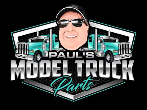 Pauls Model Truck Parts Logo Design 48hourslogo