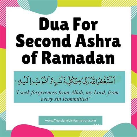 Dua For First Second And Third Ashra Of Ramadan Ramadan Ramadan