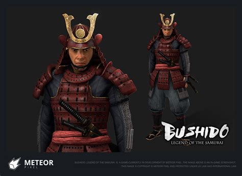 3d Render Of Samurai In Red Armour Image Mod Db