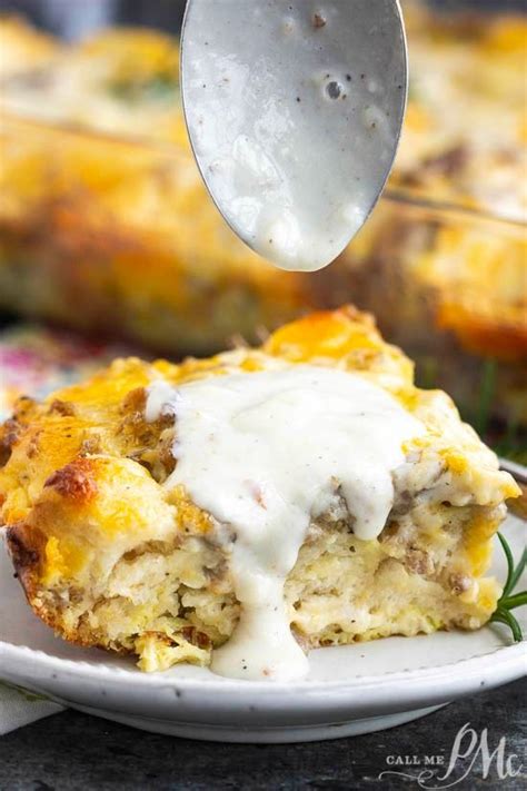While cooking the sausage, cut each biscuit into 8 pieces and place in the bottom of a 9×13 baking dish sprayed with cooking spray. This easy Sausage Gravy Biscuit Bubble Up Casserole is ...