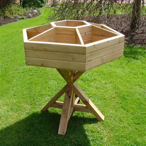 Hexagonal Planter Seating For Schools Wooden Seating Caledonia Play
